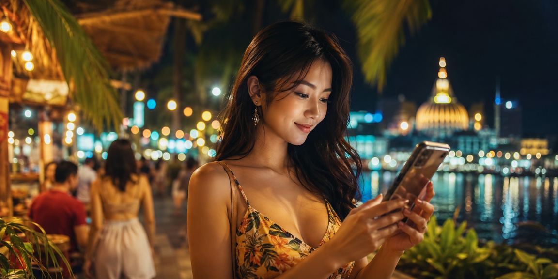 Pemain dari Selangor menggunakan telefon pintar untuk mengakses platform 90210